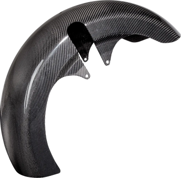harley davidson touring [ARLEN NESS] – Garde-boue avant en fibre de carbone 21" fat wrapper - 0
