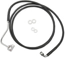 Harley Davidson Fltr [DRAG SPECIALTIES] - Black Vinyl Extended Brake Line Kit