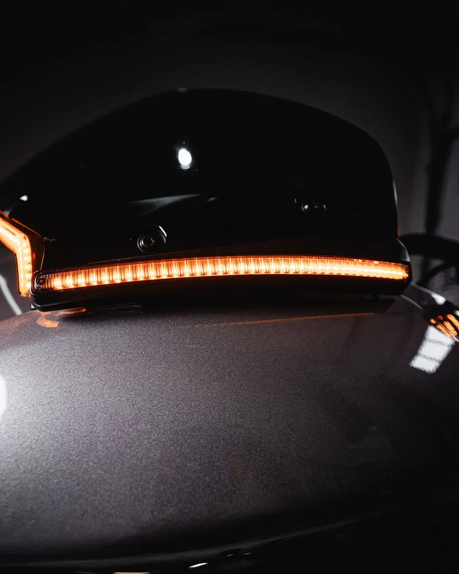 harley-davidson road glide [CUSTOM DYNAMICS] - Garniture de pare-brise LED avec clignotants
