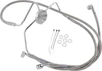 Harley Davidson Flhr [DRAG SPECIALTIES] - Kit de conduites de frein en acier inoxydable, étendu