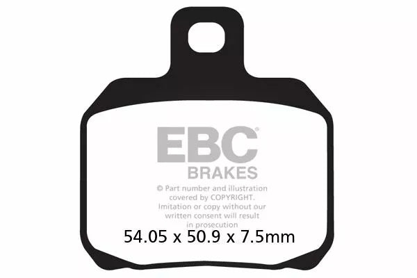 Ducati 916 [EBC]-plaquettes de frein vee-half