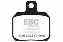 Ducati 848 [EBC]-half-sintered VEE brake pads-1