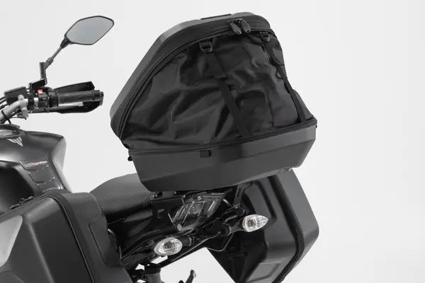Cagiva Elefant 750 [SW-MOTECH] – Urban ABS top case tension strap variant with base insert