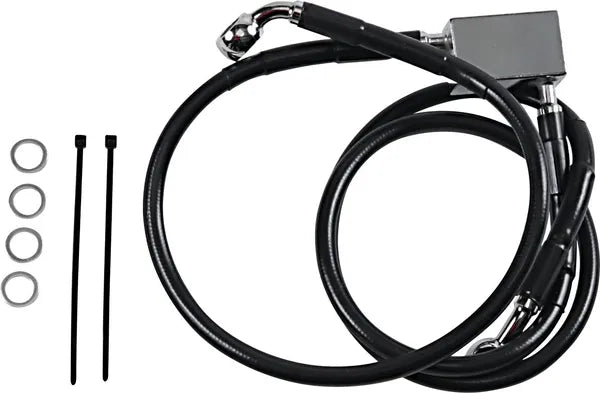 Harley Davidson FX [DRAG SPECIALTIES] - Stainless Steel Brake Line Kit