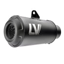 bmw s 1000 [LEOVINCE] – LV-10 Black rear silencer-1