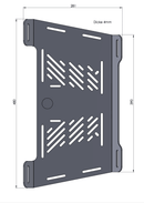 Triumph Tiger 800 [2010-2014] - Luggage bridge extension-4