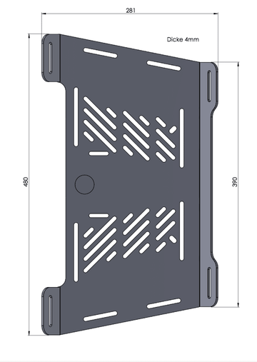 Triumph Tiger 800 [2010-2014] - Luggage bridge extension - 0