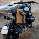 BMW R nineT 1200 Urban G/S (niedriger Auspuff) [2017-2023] - Canvas-Seitentasche 10L-14L + Rahmen der NineT-Serie