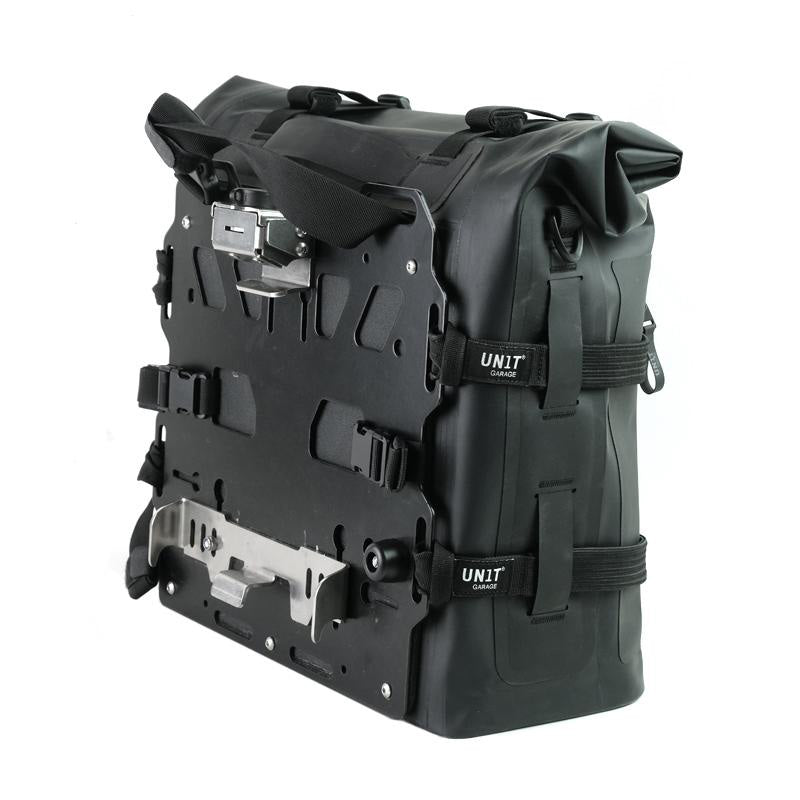 BMW F 900 GS Adventure [2024-] - Khali Seitentasche aus TPU 35L - 45L + Aluminiumplatte