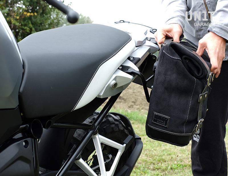 BMW R 1250 GS Adventure [2019-2023] - Scram Seitentasche aus Segeltuch 22L-30L + rechter Hilfsrahmen R1200 GS LC
