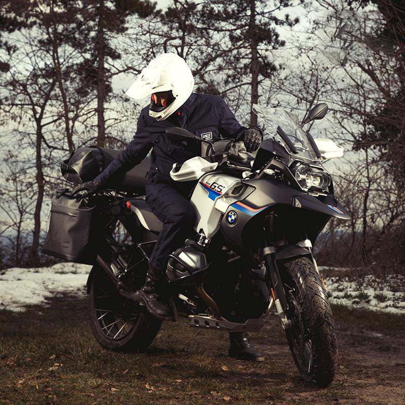 BMW F 850 GS Adventure [2019-2024] - Khali Seitentasche aus TPU 35L - 45L + Aluminiumplatte auf der Schalldämpferseite