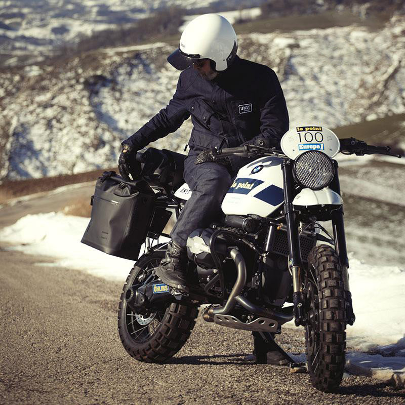 BMW F 850 GS [2018-2024] - Khali Seitentasche aus TPU 35L - 45L + Aluminiumplatte auf der Schalldämpferseite