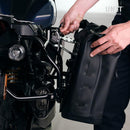 BMW R nineT 1200 Pure [2017-2023] - Khali Seitentasche aus TPU 35L - 45L + Aluminiumplatte auf der Schalldämpferseite