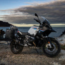 BMW R nineT 1200 Scrambler [2016-2023] - Paar Aluminiumplatten mit vorderen Schnellkupplungen aus Hypalon und Schlössern