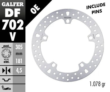 Bmw R 1200 C Independent ABS (0405) [2005] - Brake disc fixed round – picture 2