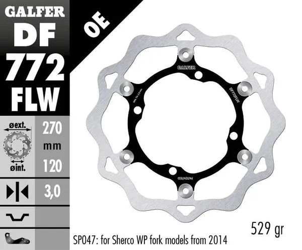Sherco SX 2.5 250 IF [2010] - brake disc - picture 4