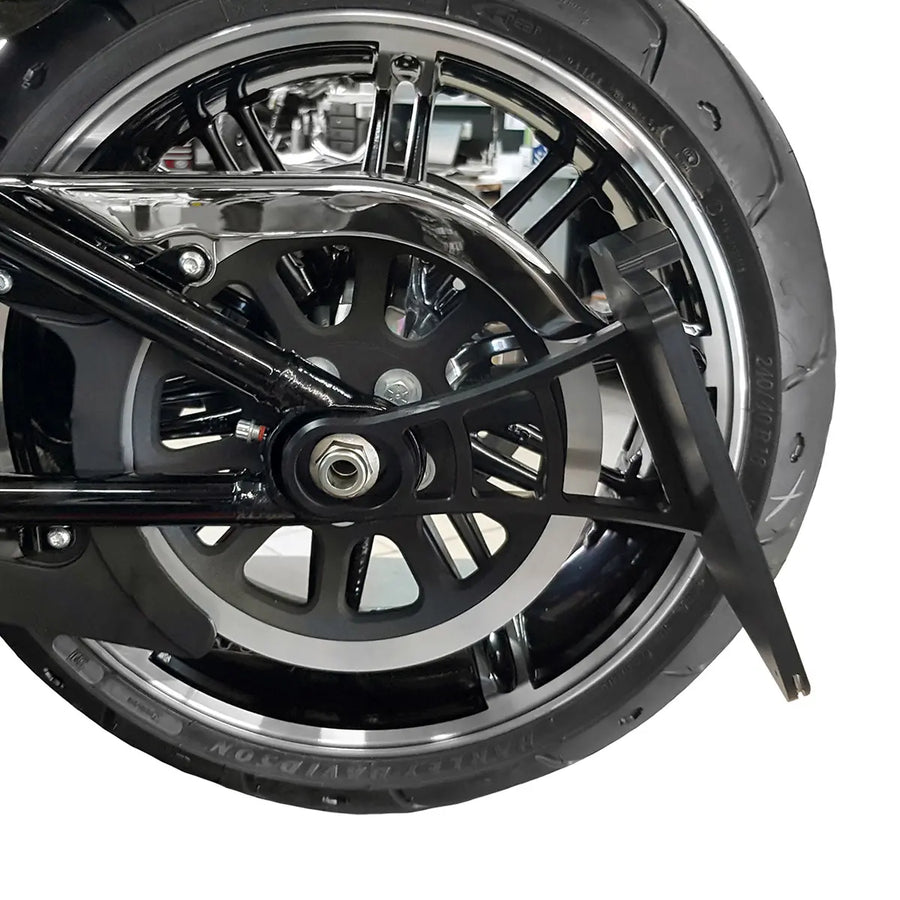 harley davidson fxsbse [HEINZ BIKES] – Support de plaque d'immatriculation latéral avec éclairage de plaque d'immatriculation