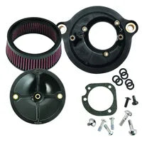 Indian PURSUIT 108 Limited Premium [2025-2026] - Stealth Luftfilter-Kit mit Abdeckung – Oberfläche: Schwarz – Bild 10