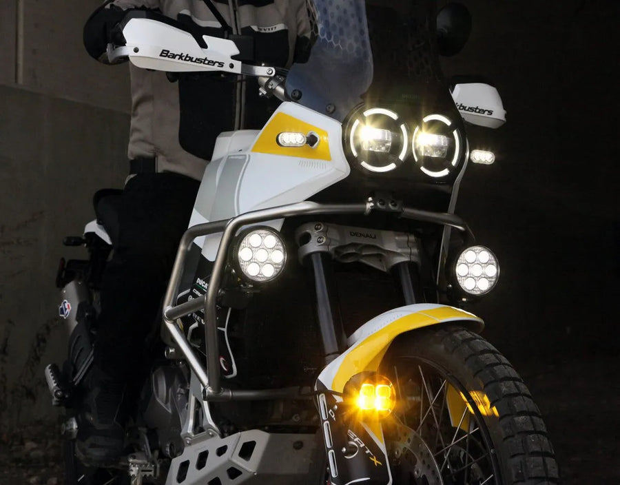 Ducati Desertx [denali]-lower position light holder