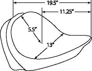 harley davidson flstc [DRAG SPECIALTIES] - Selle solo, compatible dossier
