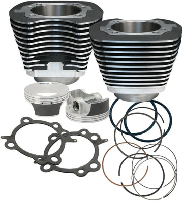 Harley-Davidson FXSTSSE3 1800 Softail Springer CVO [2009] - Big Bore Zylinderkit – Oberfläche: Schwarz – Bild 1