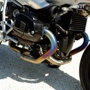 BMW R nineT 1200 Pure [2017-2023] - Abgaskrümmer ohne Katalysator in Titan mit sichtbarer Schweißung (EURO 5)