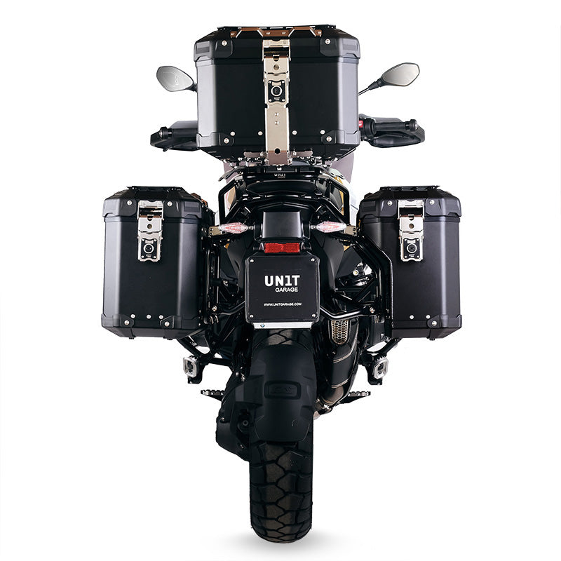 BMW R 12 G/S [2025-2026] - Atlas Aluminium-Taschenpaar 39L+32L + Atlas BMW R12 G/S Aluminium-Satteltaschenrahmen