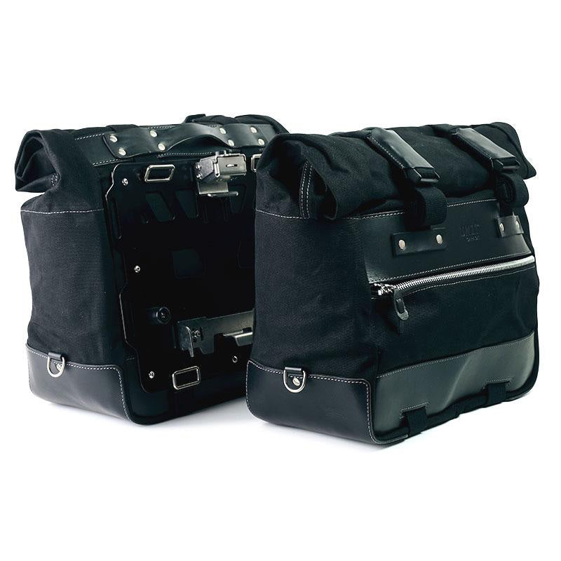 BMW R 1200 GS LC [2013-2018] - Paar Cult-Seitentaschen aus Canvas 40L - 50L + Paar Aluminiumplatten