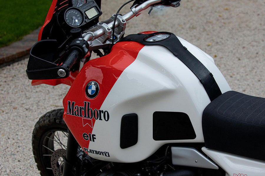 BMW R 120 G/S R [2004-2012] - Tankabdeckungen R120GS R Alpinweiß/Rot