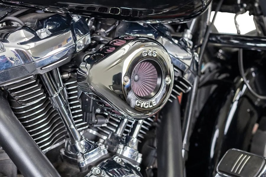 Harley-Davidson FLHFB 1868 Electra Glide Highway King 114 [2023] - Air Stinger Stealth Luftfiltersatz – Oberfläche: Verchromt – Bild 5