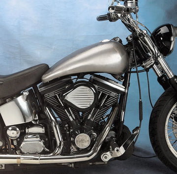 Harley Davidson FXSTS [DRAG SPECIALTIES] - Ensemble de réservoirs plats en deux parties allongés de 2" - 0
