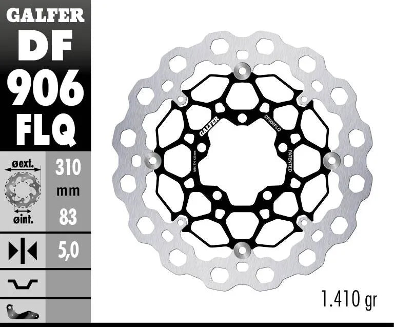 Triumph Bonneville 1200 Speedmaster [2019, 2024, 2022, 2023] - Cubiq floating brake disc - picture 2