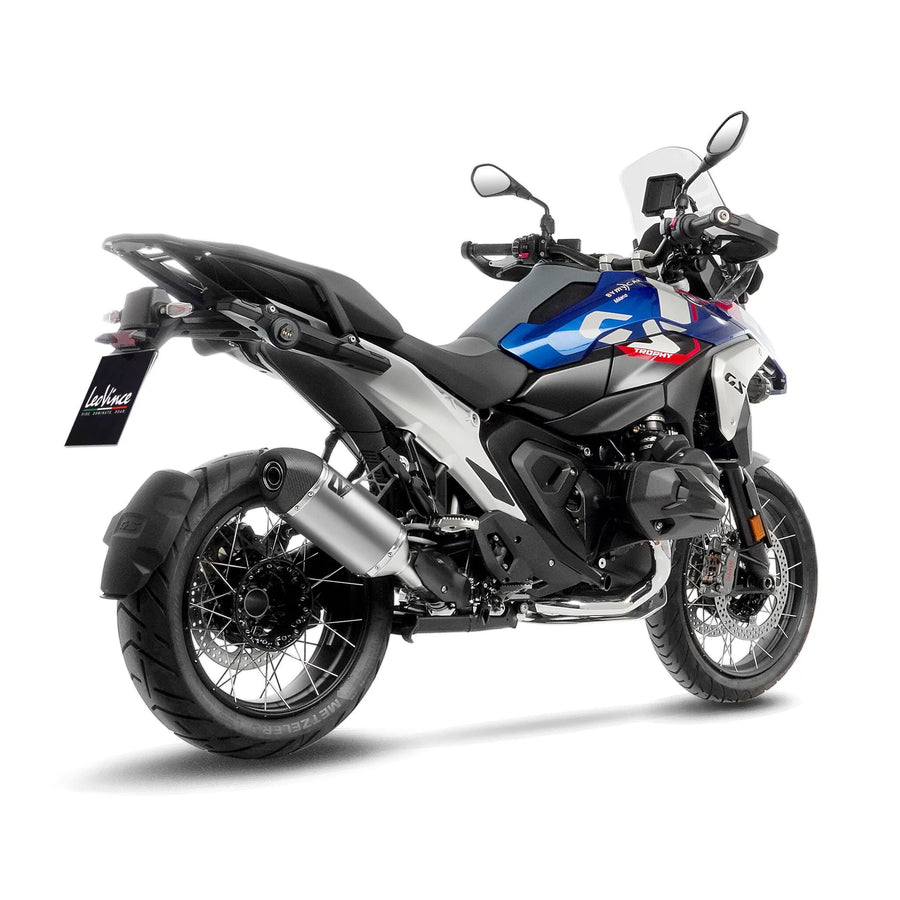 bmw r 1300 gs adventure [LEOVINCE] – LV-14 stainless steel rear silencer