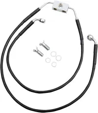 Harley Davidson Fxdwg [DRAG SPECIALTIES] - Kit de conduite de frein prolongée en vinyle noir