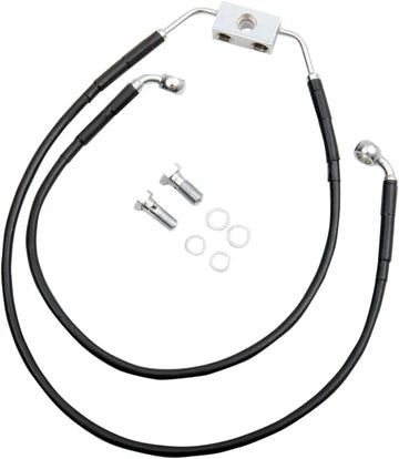 Harley Davidson Fxdwg [DRAG SPECIALTIES] - Kit de conduite de frein prolongée en vinyle noir