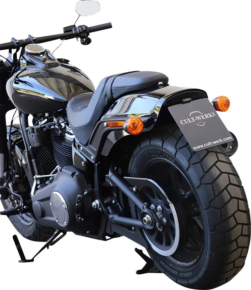 harley davidson fxfb [CULT WERK] – support de plaque d'immatriculation