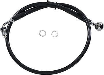 harley davidson flfb [DRAG SPECIALTIES] – Conduite de frein rallongée en acier inoxydable