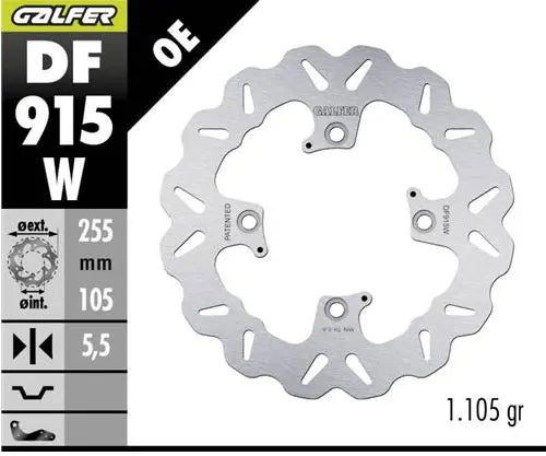 Triumph Speed Twin 900 [2025] - BRAKE DISC FIXED WAVE – Image 1