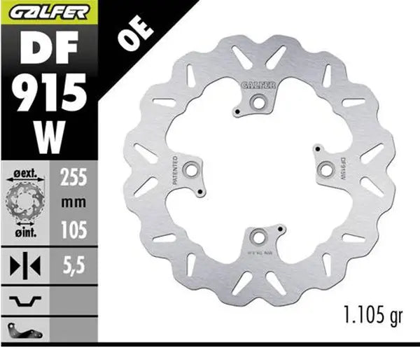 Triumph Speed Twin 900 [2025] - BRAKE DISC FIXED WAVE – picture 2