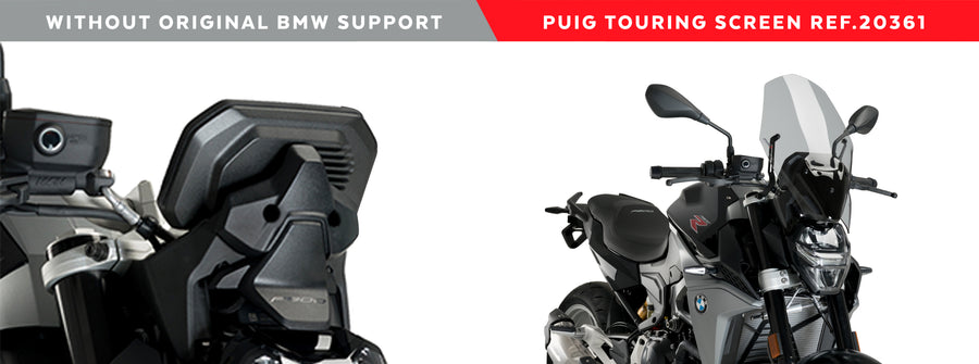 BMW F 900 R [2024] – New Generation Touring fairing window – tinted