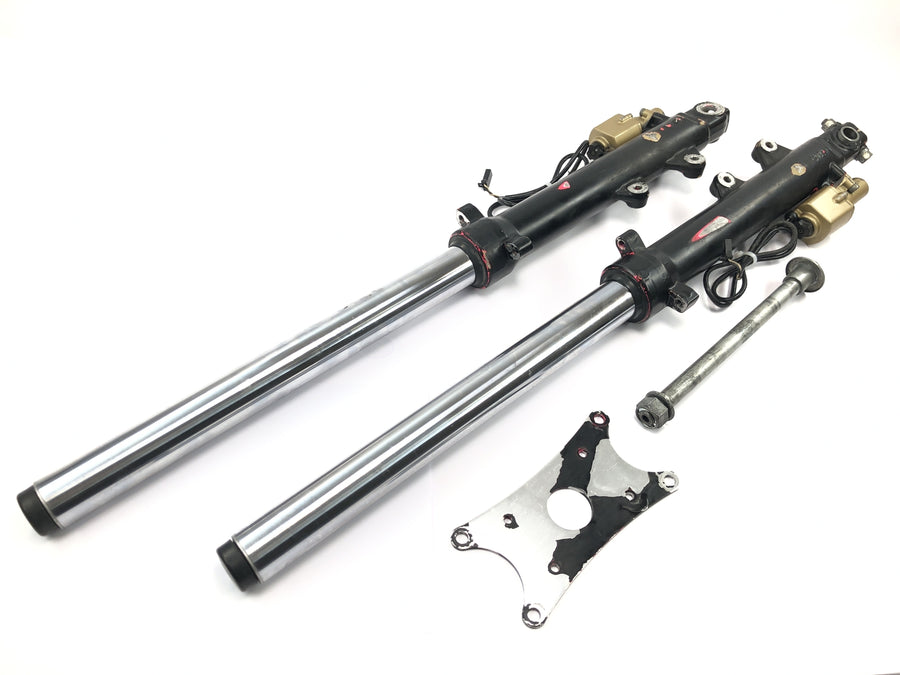 Suzuki GSX R 1100 GU74C [1987] - fork with axle telescopic fork front fork 41 mm