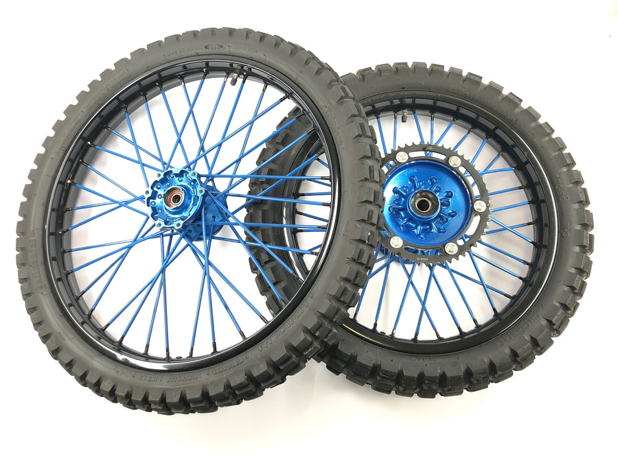 Yamaha DT 125 R DE03 [2000] - wheel set rims front 1.60 x 21" rear 1.85 x 18"
