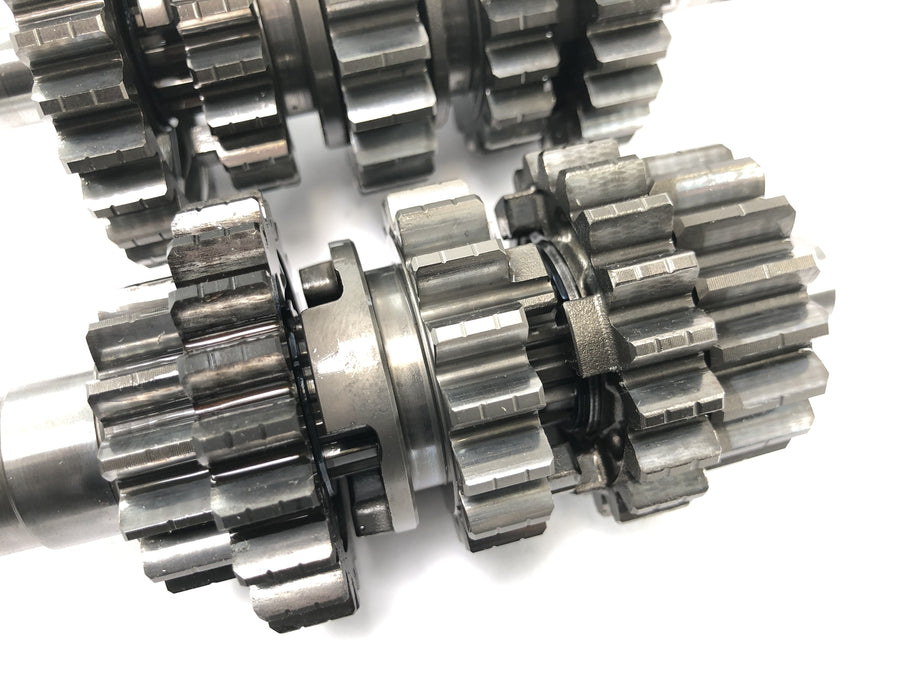 Honda CRF 450 R [2007] - Transmission Arbres de transmission Arbre principal Arbre secondaire Ensemble engrenages