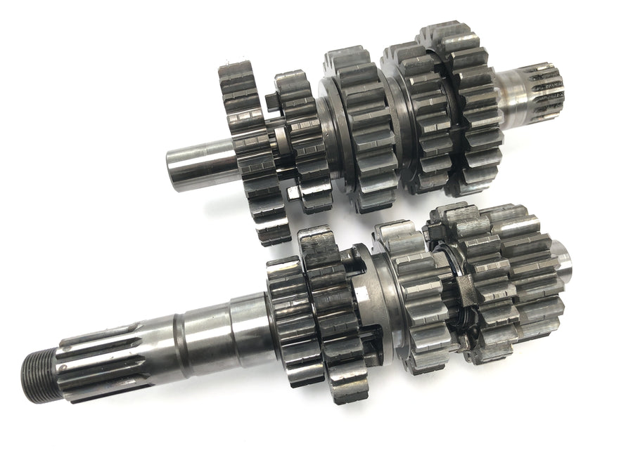 Honda CRF 450 R [2007] - Transmission Arbres de transmission Arbre principal Arbre secondaire Ensemble engrenages