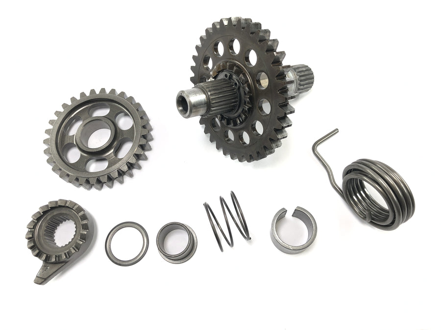 Honda CRF 450 R [2007] - Kickstarter shaft, starter shaft, gear set, springs