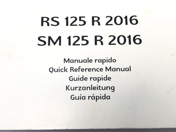 SWM RS 125 R B2 [2020] - Operating instructions manual - 0