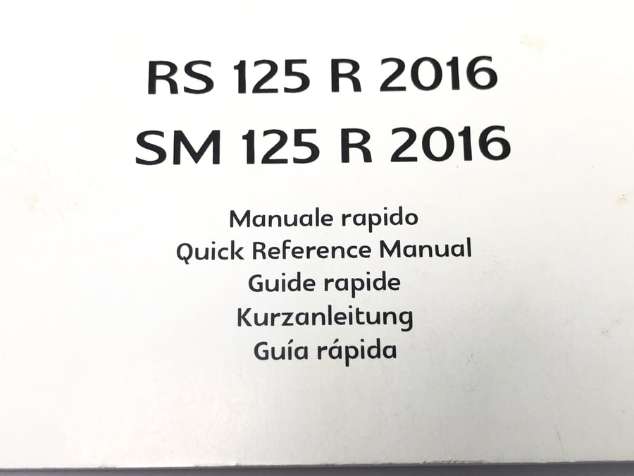 SWM RS 125 R B2 [2020] - Manuel d'utilisation