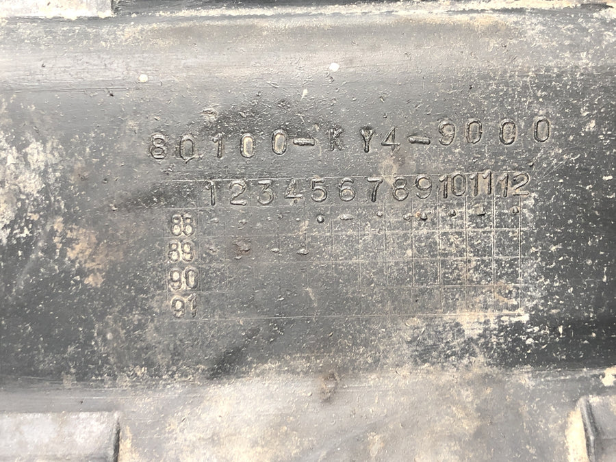 Honda NSR 125 JC20 [1991] - License plate holder rear fender reflector