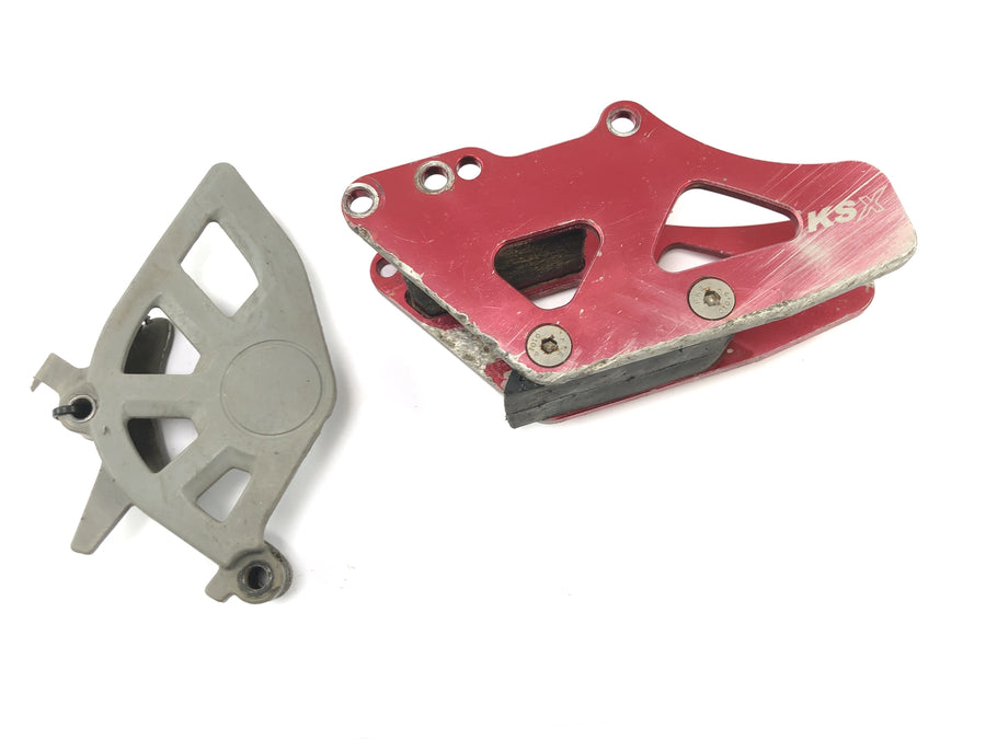 Honda CRF 450 R [2007] - sprocket cover with chain guard chain guide chain ladder