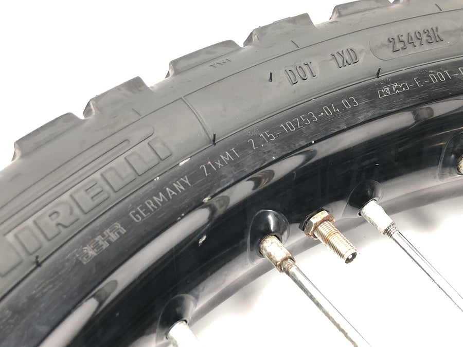 KTM 950 Adventure LC8 [2004] - front wheel rim spoke wheel 2.15 x 21"
